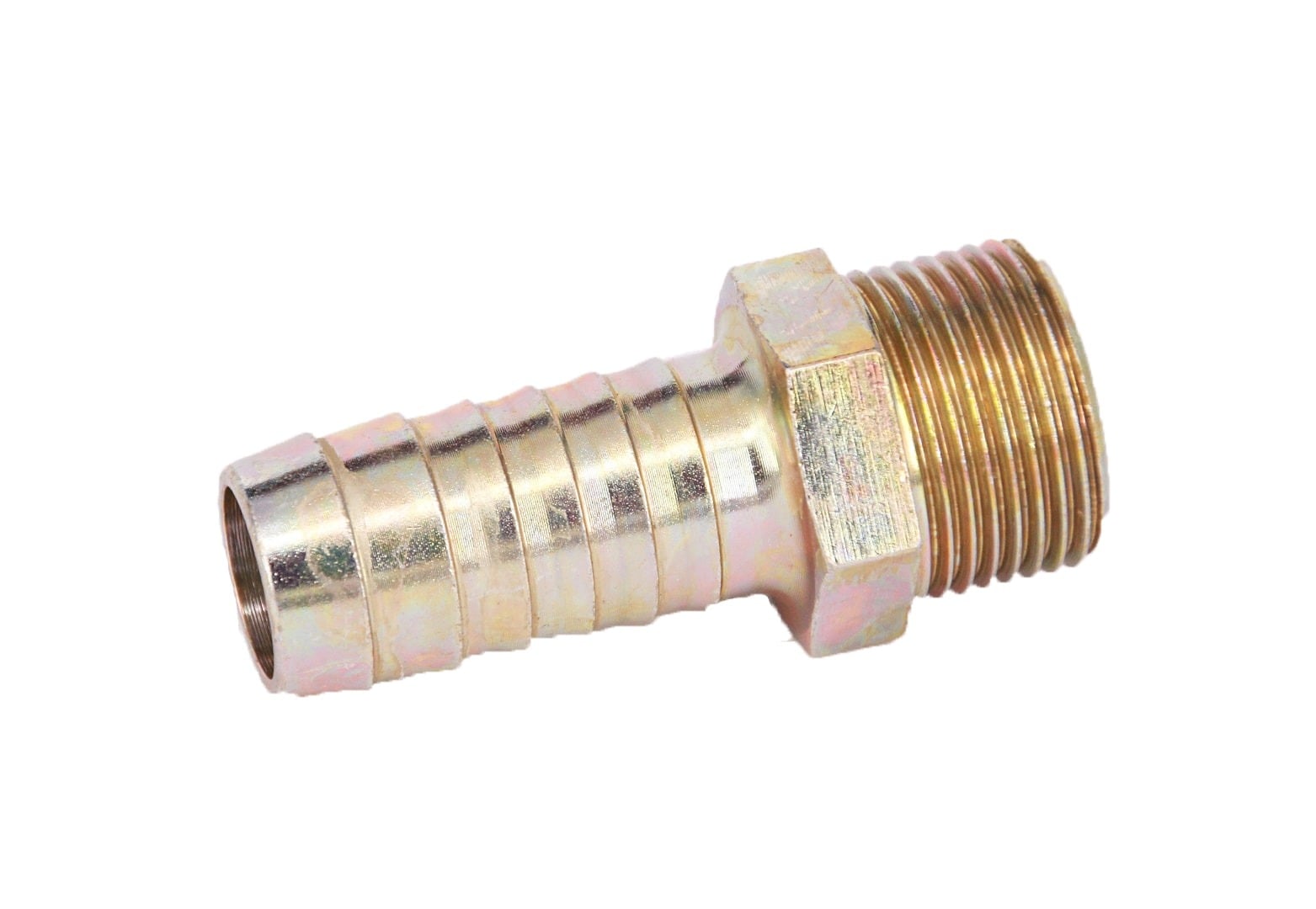 Threaded nozzle steel AG 3/4" for hose 19 mm