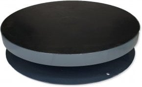 Turntable ø 400 mm for sandblasting cabins, load capacity max. 40 kg