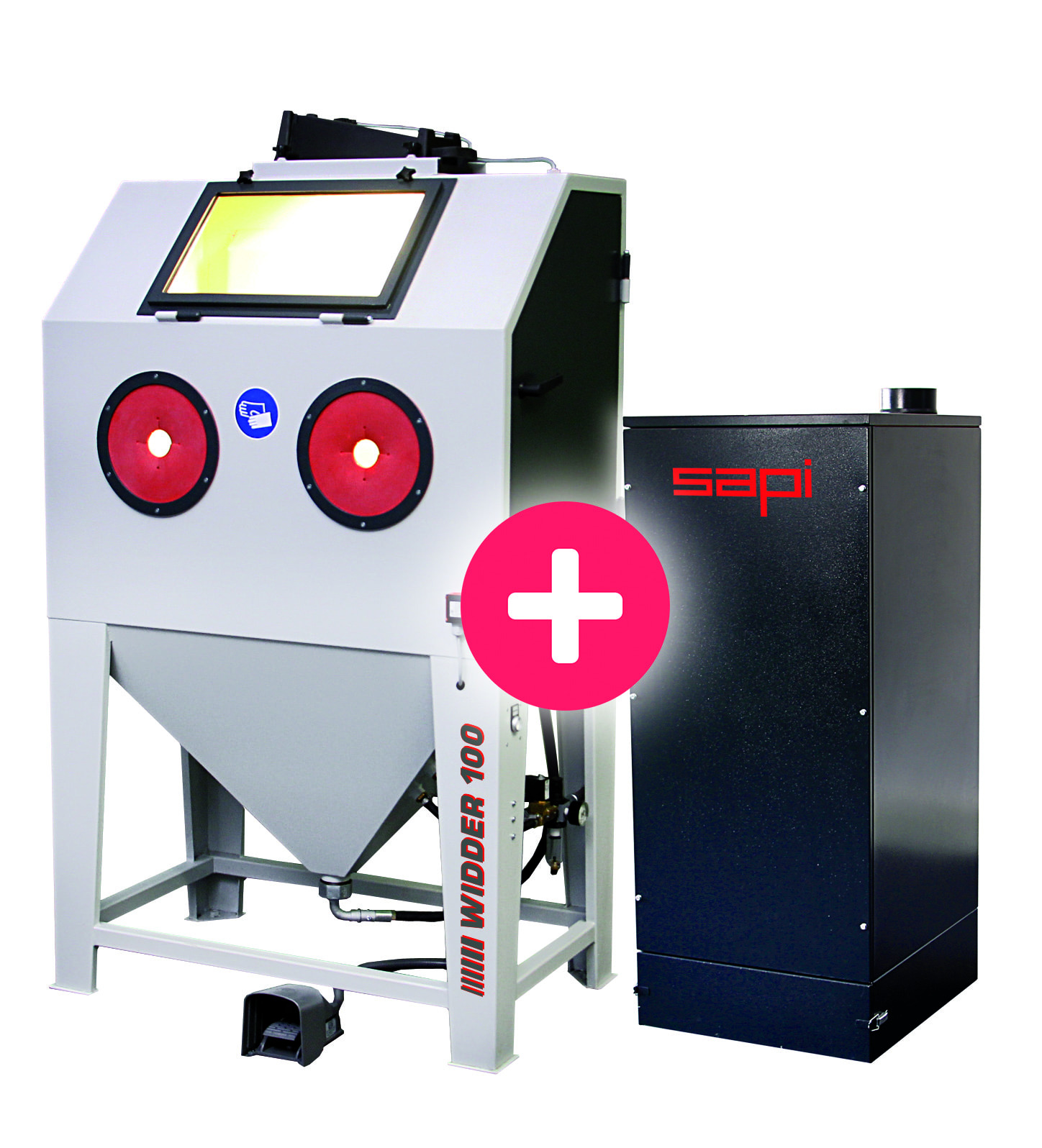 Widder 100 + TFA I | Injektor-Strahlkabine | Black Friday Deal