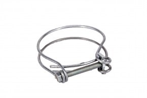 Wire hose clamp for 50 mm conveyor hose
