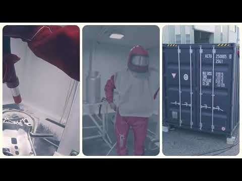 ZÁKLADNÉ DVA - Pieskovanie kontajnera na pieskovanie 20 stôp - HIGH CUBE